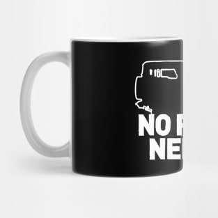 No Roads Needed (White) Mug